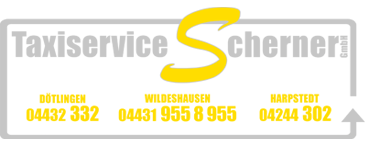 Taxiservice Scherner GmbH in Dötlingen Neerstedt Wildeshausen Flughafentransfer Rollstuhltransport Krankenfahrten Großraumfahrzeug Kurierdienst Schülerbeförderung